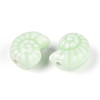 Glazed Porcelain Beads PORC-I028-02B-01-2