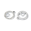 Alloy Crystal Rhinestone Pendants ALRI-T012-01B-P-2