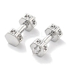 Brass Micro Pave Clear Cubic Zirconia Pendants KK-M102-46P-2