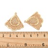 Rack Plating Brass Hollow Pendants KK-P244-07KCG-3
