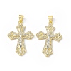 Rack Plating Eco-friendly Brass Charms KK-B065-10P-2