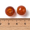 Natural Red Agate European Beads G-N342-03N-3