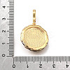 Brass Micro Pave Cubic Zirconia & Enamel Pendants KK-R222-09G-05-3