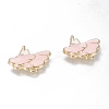 Alloy Enamel Pendants ENAM-M043-01G-03-RS-3