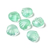 Transparent Spray Painted Glass Beads GLAA-I050-12D-1