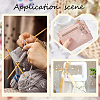 2 Sets Plating Acrylic Pendants Decoration HJEW-PH0001-59-6