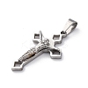Non-Tarnish 304 Stainless Steel Pendants STAS-D087-02P-1-2
