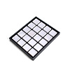 Rectangle Black PU Leather Display Trays CON-H020-25-1