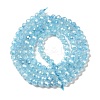 Cubic Zirconia Bead Strands ZIRC-C006-01B-08-3