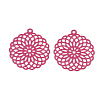 430 Stainless Steel Filigree Pendants X-STAS-S108-03E-2