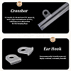 10 Sets PVC Poster Hanger Strip for Display AJEW-GF0012-37-4
