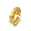 304 Stainless Steel Open Cuff Rings for Women RJEW-M019-32G-2