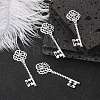 Key Tibetan Style Pendant Rhinestone Settings TIBEB-A101291-AS-LF-5