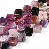 Natural Multicolor Tourmaline Beads Strands G-T140-04A-2