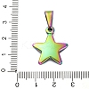 Ion Plating(IP) 304 Stainless Steel Pendants STAS-I135-25M-3