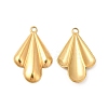 Ion Plating(IP) 304 Stainless Steel Pendants STAS-L268-003G-2