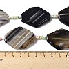 Natural Banded Agate/Striped Agate Beads Strands G-G196-A02-02-5
