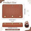 Olycraft 8Pcs 4 Colors PU Leather Luggage Handle Wrap Covers DIY-OC0009-61-2