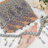 12M Polyester Fringe Lace Trims SRIB-WH0026-26C-3