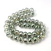 Electorplated Glass Beads EGLA-E005-02-2