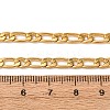 4MM 304 Stainless Steel Figaro Chain Necklaces NJEW-P338-02G-5
