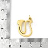 304 Stainless Steel Pendants LS-STAS-R137-01G-U-3