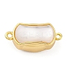 Rectangle Brass Box Clasps KK-P291-48G-02-1