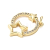 Brass Micro Pave Cubic Zirconia Pendants KK-D357-06B-G-2