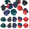 20Pcs 5 Style Silk Artificial Rose Flower Pendant PALLOY-TA00174-1