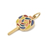 304 Stainless Steel Enamel Pendants LS-STAS-U044-02A-G-2