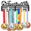 Sports Theme Iron Medal Hanger Holder Display Wall Rack ODIS-WH0021-451-1