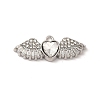 Rack Plating Alloy Rhinestone Charms PALLOY-O106-03P-02-1
