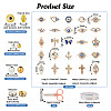 DIY Evil Eye Bracelet Making Kit DIY-TA0004-42-12