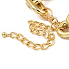 Chunky CCB Plastic Curb/Cable Chain Necklaces for Women NJEW-K261-01A-G-1-4