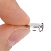 Tarnish Resistant 201 Stainless Steel Stamping Blank Tag Charms STAS-S105-T617-1-6