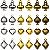 72Pcs 12 Styles Tibetan Style Alloy Pendants FIND-SC0019-42-1