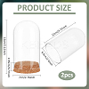 Glass Dome Cover LS-DJEW-WH0043-64A-2