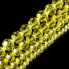 4 Strands 4 Styles Transparent Glass Bead Strands GLAA-TA0002-56B-4