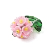 Glass Seed Beaded Flower Pendants PALLOY-MZ00521-5