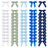 60Pcs 5 Styles Polyester Bowknot Wire Twist Ties DIY-ME0002-56B-1