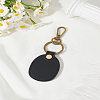 1Pc Oval PU Leather Holder Pendant Decoration AJEW-LP0008-30D-1