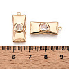 Brass Micro Pave Cubic Zirconia Pendants ZIRC-T016-16-3