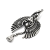 304 Stainless Steel Big Pendants STAS-V008-05AS-2