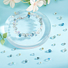 210Pcs 14 Colors Electroplate Transparent Glass Beads EGLA-PH0001-50-5