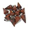 Natural Mahogany Obsidian Pendants G-B127-13P-07-1