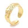 Rack Plating Brass Open Cuff Rings RJEW-Z059-04G-1