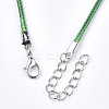 Waxed Cord Necklace Making NCOR-T001-46-3