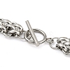304 Stainless Steel Chain Necklaces NJEW-P298-01B-P-3