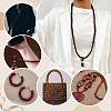 300Pcs 3 Styles Natural Wood Beads Strands WOOD-GA0001-66-6