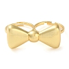 Brass Open Cuff Rings RJEW-K266-17G-2